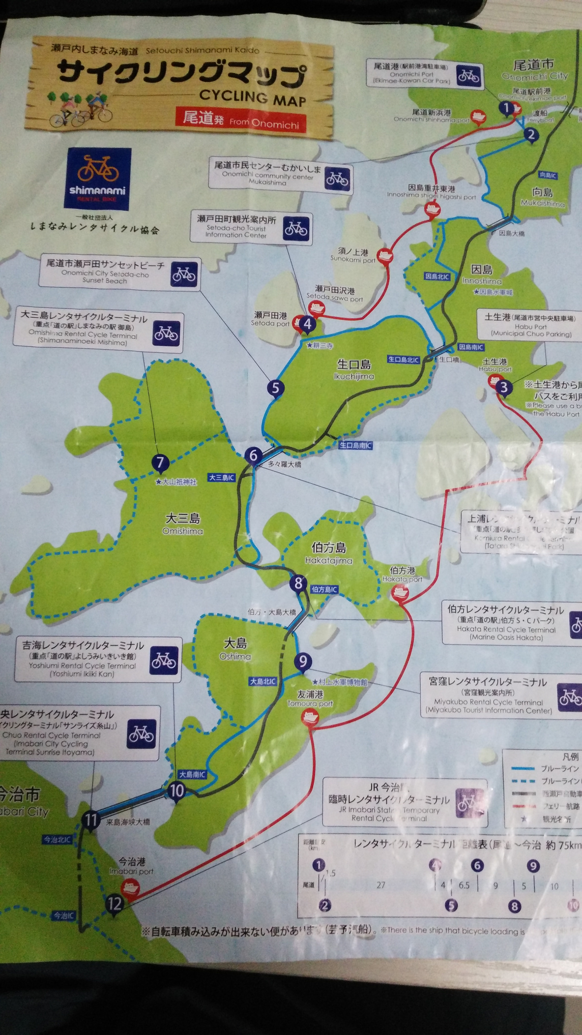 岛波海道骑行路线